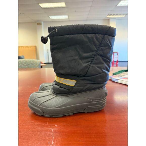 Sorel Snow Chariot Black Lined Waterproof Snow Boots sz 7 - Picture 4 of 7